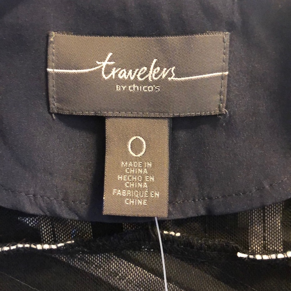 🆕CHICOS TRAVELERS STRIPE JACKET - Picture 4 of 7